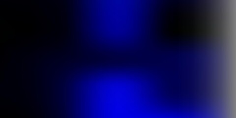 Dark blue vector blurred template.
