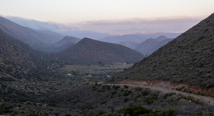 Landscape in the Central Karoo region in South Africa