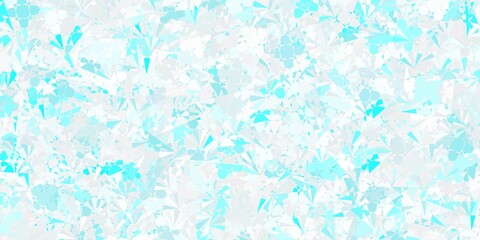 Light Pink, Blue vector texture with random triangles.
