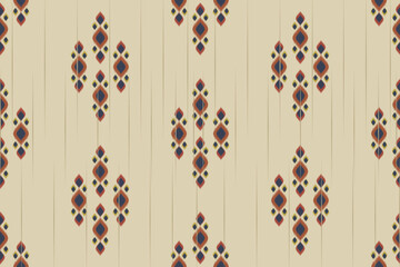 Ikat seamless pattern in tribal. Geometric ethnic traditional. Mexican striped style. Design for background, wallpaper, vector illustration, fabric, clothing, batik, carpet, embroidery.