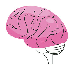 pink brain icon