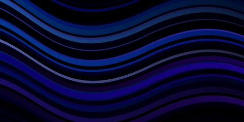 Dark Pink, Blue vector pattern with lines. Colorful illustration in abstract style with bent lines. Template for your UI design.