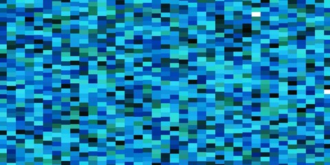 Dark BLUE vector background in polygonal style. Abstract gradient illustration with colorful rectangles. Pattern for business booklets, leaflets