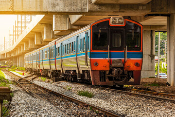 THN Diesel railcar locomotive of State Railway of Thailand(SRT)