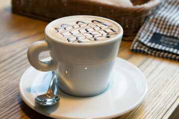 おしゃれなカフェラテ