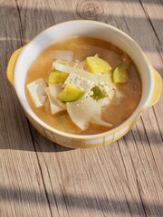 한국음식 된장국, 음식