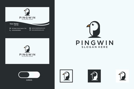 pingwin logo design
