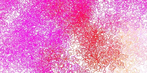 Light purple, pink vector template with curves.