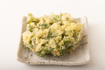 春菊のかき揚げ