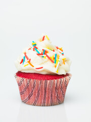 single muffin isolated