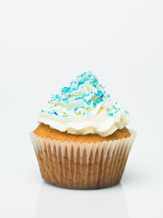 single muffin isolated