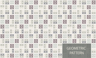 Abstract geometric pattern. Pattern for embroidery, printing on fabric, wallpaper, ceramics.
