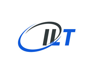 ILT letter creative modern elegant swoosh logo design