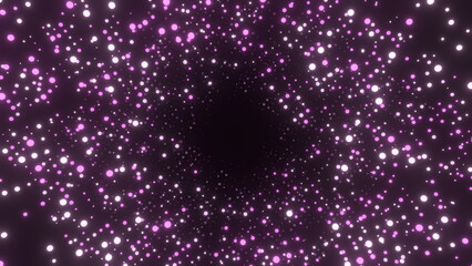 トンネル 整列 科学 パーティクル 回転 紫 [別Verあり]