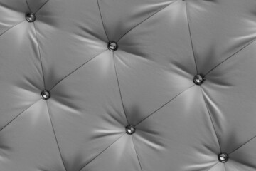 Fototapeta premium Bright upholstered sofa. Leather Sofa Texture , Leathers Upholstery Pattern. Light background furniture upholstery