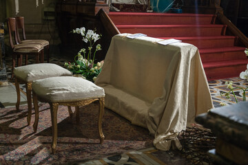 Communion kneeler for wedding