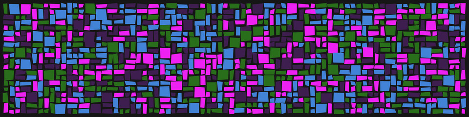 Offset Quads generative art background art illustration