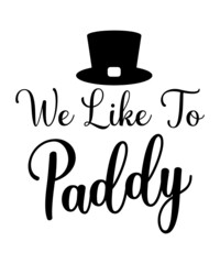 st patrick's day  svg tshirt design