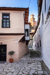 Trikala Greece -The fortress and the old city of Trikala (Varousi)