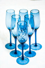 Blue Glasses Set