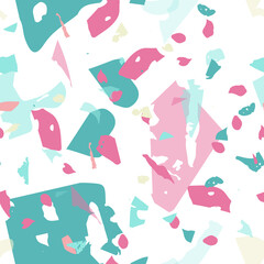 Terrazzo seamless pattern. Modern classic
