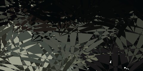 Dark Brown vector texture with memphis shapes.