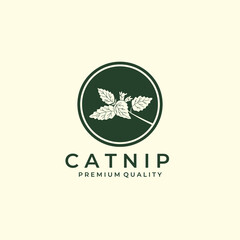 catnip, logo, nature, vector, illustration, drawing, flavor, health, banner, floral, medicine, outdoor, park, rustic, aroma, art, business, element, isolated, vintage, food, kitty