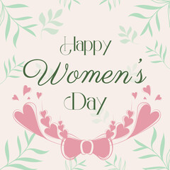 world women's day greetings on the background of a request to women. as a women's day greeting.