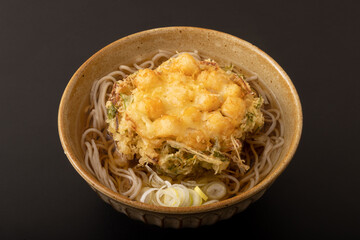 小柱かき揚げ蕎麦