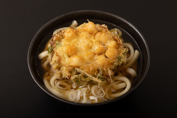 小柱かき揚げうどん