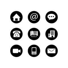 set of icons for web