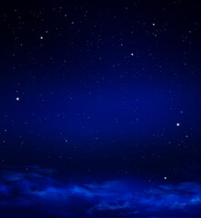 Naklejka na ściany i meble background of the night sky with stars