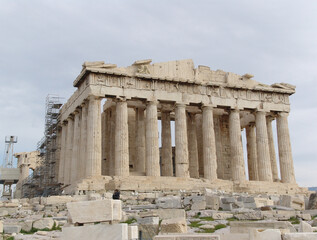 Parthenon on Acropolis of Athens, Greece