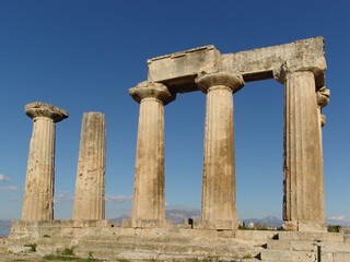 Fototapeta premium Temple of Apollo in Corinth Greece