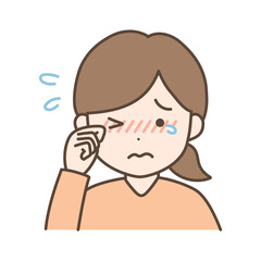 表情　目のかゆみ　症状