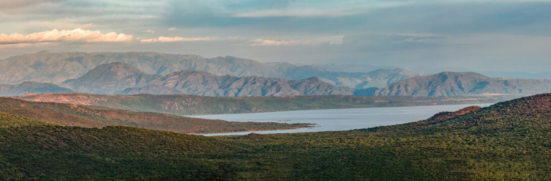 Lake Chamo landscape, Ethiopia Africa