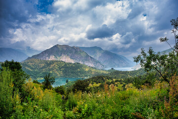 Wild nature in the Sary Chelek area in Rural Kyrgysztan