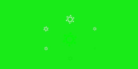 Light Green, Yellow vector backdrop with virus symbols.