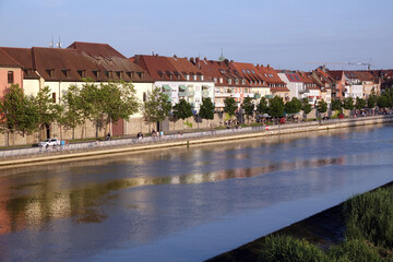 Obraz premium Mainufer in Würzburg