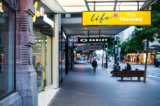 New Zealand, Auckland, January 13, 2016: Central Streets Of Auckland