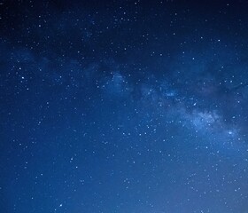 Starry night sky background with milky way in Malaysia.
