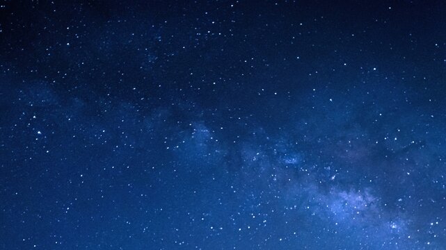 Starry night sky background with milky way in Malaysia. © MUAZ JAFFAR