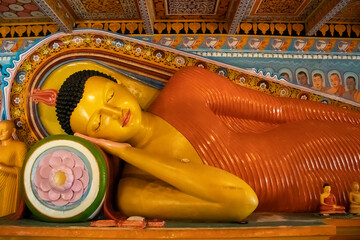 Reclining Buddha at Isurumuni Temple, Anuradhapura, Sri Lanka