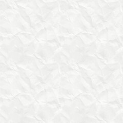 Crumpled paper background. Realistic textured damaged white paper image JPG