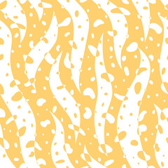 Colorfull abstract zebra seamless pattern. Design for fabric, wallpaper, cover and other. Vector background. Hand-drawn texture. 