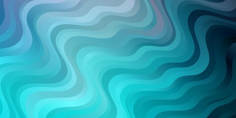 Light Pink, Blue vector template with lines. Abstract illustration with gradient bows. Pattern for ads, commercials.