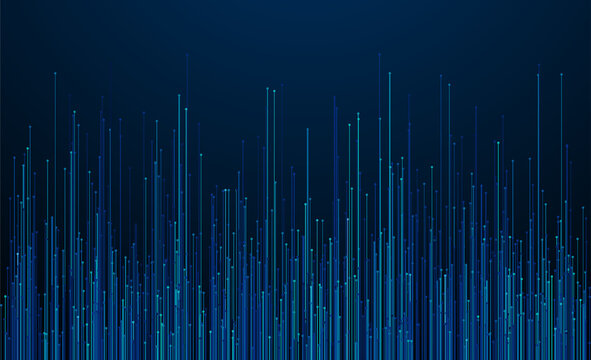 Geometric pattern with connected lines and dots. Vector illustration on background.