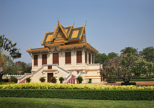 Hor Samran Phirun (Hor Samritvimean) at Royal Palace (Preah Barum Reachea Veang Nei Preah Reacheanachak Kampuchea) in Phnom Penh. Cambodia
