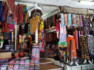 Traditional clothing thai southern or batik clothes for thai people and foreign travelers travel...