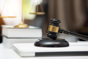 justice and law concept.Male judge Consultation and legal concepts, lawyers, 